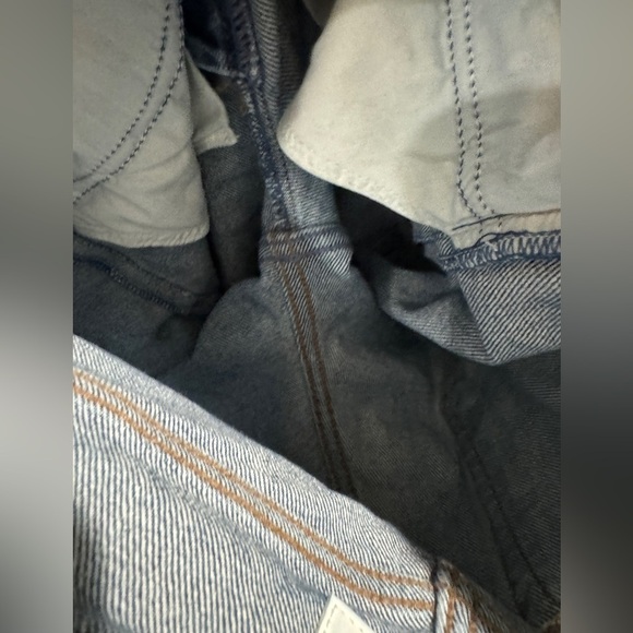 MOTHER Superior The Tomcat Distressed Crop Blue Jeans Playing with Scissors 25 - Picture 12 of 16